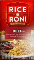 中的糖分和营养成分 Rice a roni