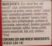İçindeki şeker miktarı Rice-A-Roni ChickenAnd Broccoli 4.9 Ounce Paper Box
