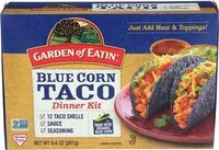 Amount of sugar in Blue corn taco dinner kit