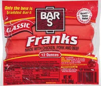 चीनी की मात्रा Franks