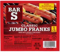 चीनी की मात्रा Classic jumbo franks