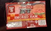चीनी की मात्रा Deli shaved smoked ham