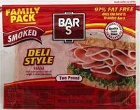 चीनी की मात्रा Smoked deli ham