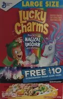 Sokerin määrä sisällä Lucky Charms