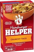 Suhkru kogus sees Rice & crunchy taco sauce mix