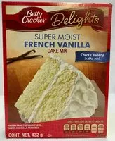 Cantidad de azúcar en Super moist french vanilla cake mix