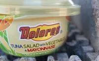 Jumlah gula yang masuk Tuna salad with vegetables and mayonnaise