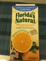 Sucre et nutriments contenus dans Floridas natural