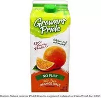 入っている砂糖の量 Orange Juice