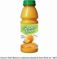 Jumlah gula yang masuk Floridas natural growers pride orange juice