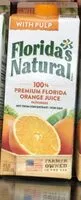 Jumlah gula yang masuk Floridas Natural Orange Juice