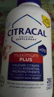 Sugar and nutrients in Citracal