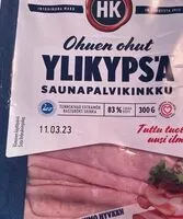 Quantité de sucre dans Ohuen ohut palvikinkku