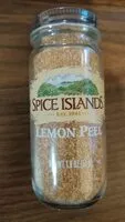 入っている砂糖の量 Spice Islands Lemon Peel