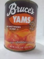Amount of sugar in Bruce's Yams Cut Sweet Potatoes in Syrup
