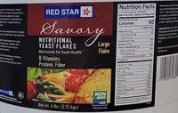 Suhkru kogus sees Savory nutrional yeast flakes