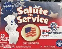 Cantidad de azúcar en Salute to service