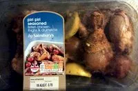 含糖量 Piri Piri seasoned chicken thighs and drumsticks