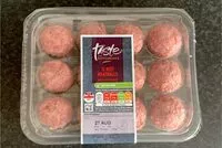 Количество сахара в 12 Beef Meatballs