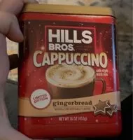 चीनी की मात्रा Hills bros cappuccino