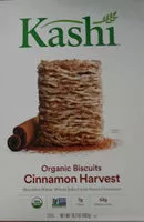 Quantité de sucre dans Cinnamon Harvest - organic whole wheat biscuits