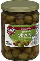 Jumlah gula yang masuk Pimiento Stuffed Manzanilla Spanish Olives