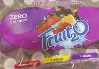 Amount of sugar in Fruit2O