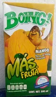 Cantidad de azúcar en Más Fruta - Néctar de mango fortificado