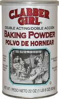 入っている砂糖の量 Double Acting Baking Powder