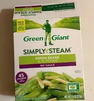 入っている砂糖の量 Green beans & almonds