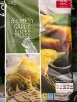 Suhkru kogus sees Cheesy garlic slice
