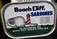 İçindeki şeker miktarı Beach cliff in soybean oil whot green chilies sardines