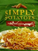 Suhkur ja toitained sees Simply potatoes