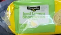 入っている砂糖の量 Iced lemon shortbread cookies