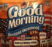 Количество сахара в Good morning instant oatmeal gofre & white choc