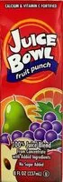 Amount of sugar in Juice Bowl Fruit Juice