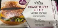 चीनी की मात्रा Roasted beet & kale veggie burgers