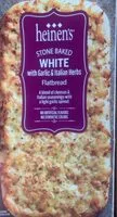 चीनी की मात्रा Stone baked white with garlic and italian herb flat bread