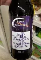Suhkru kogus sees Salsa de soja tradicional
