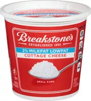 चीनी की मात्रा 2% milkfat lowfat cottage cheese
