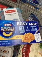 Quantité de sucre dans Easy Mac - Macaroni & cheese dinner