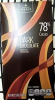Quantité de sucre dans 78% cacao dark chocolate