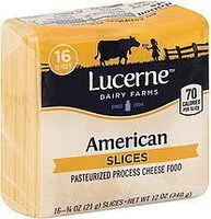 चीनी की मात्रा American Slices Pasteurized Prepared Cheese Product