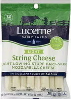 入っている砂糖の量 Light String Cheese