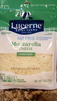 入っている砂糖の量 Fat free mozzarella cheese