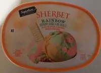 चीनी की मात्रा Rainbow Sherbet