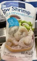 चीनी की मात्रा Large peeled & deveined tail off raw shrimp