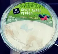 Cantidad de azúcar en Spicy three pepper topped hummus