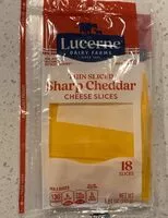 入っている砂糖の量 Thin sclied sharp cheddar