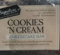 चीनी की मात्रा Cookies 'n cream cheesecake bar
